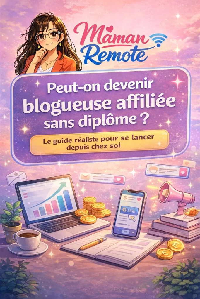 Peut-on devenir blogueuse affiliée sans diplôme ? Le guide réaliste pour se lancer depuis chez soi
