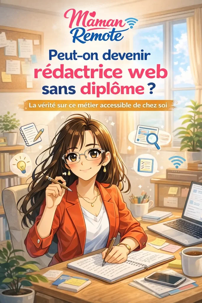 Peut-on devenir rédactrice web sans diplôme ? La vérité sur ce métier accessible de chez soi