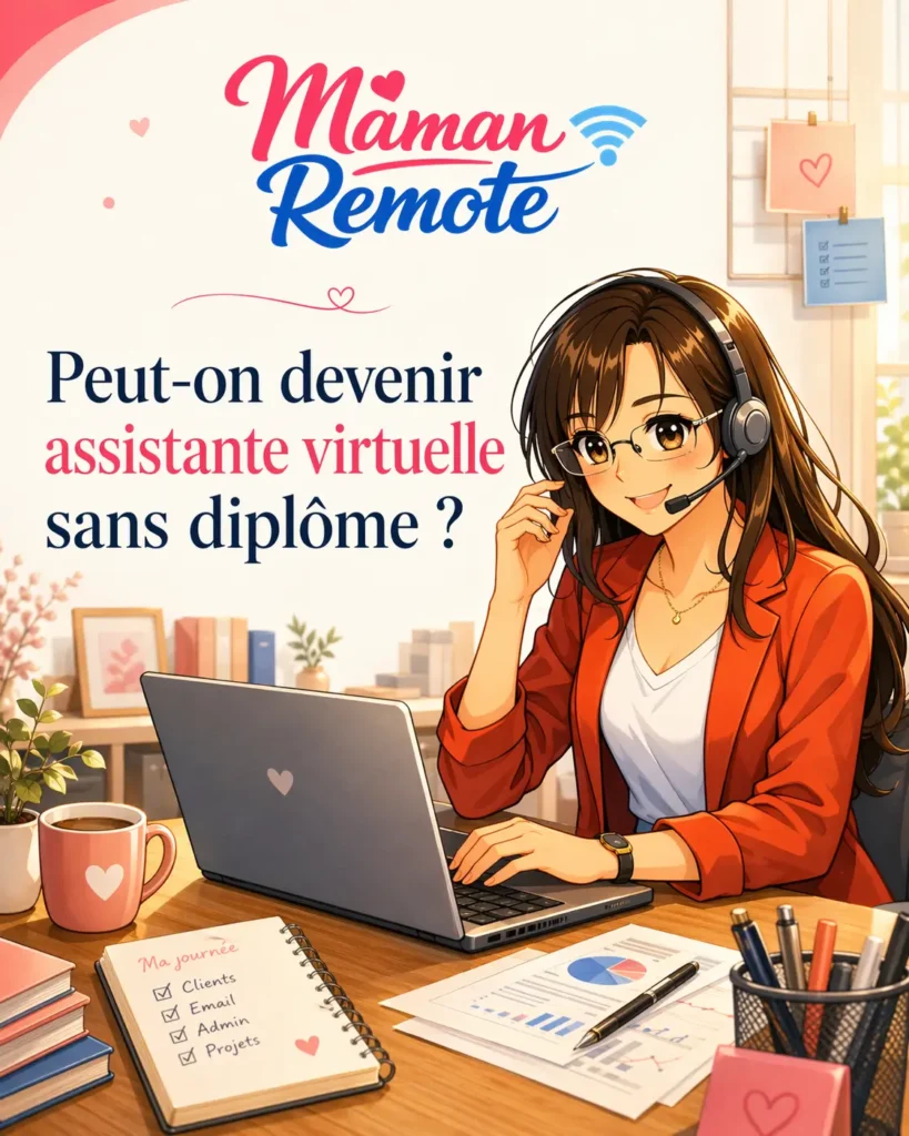 Peut-on devenir assistante virtuelle sans diplôme ? Le guide réaliste pour se lancer depuis chez soi