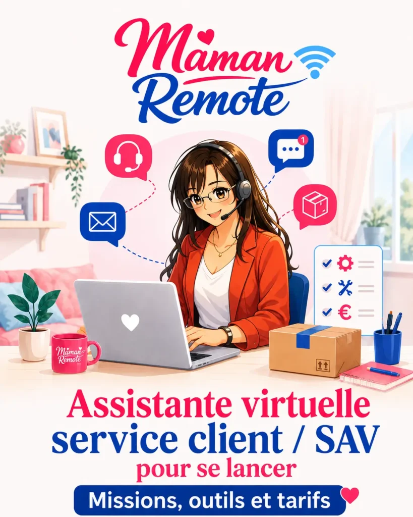 Assistante virtuelle service client / SAV : missions, outils et tarifs pour se lancer