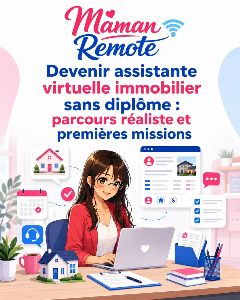 Devenir assistante virtuelle immobilier sans diplôme : parcours réaliste et premières missions
