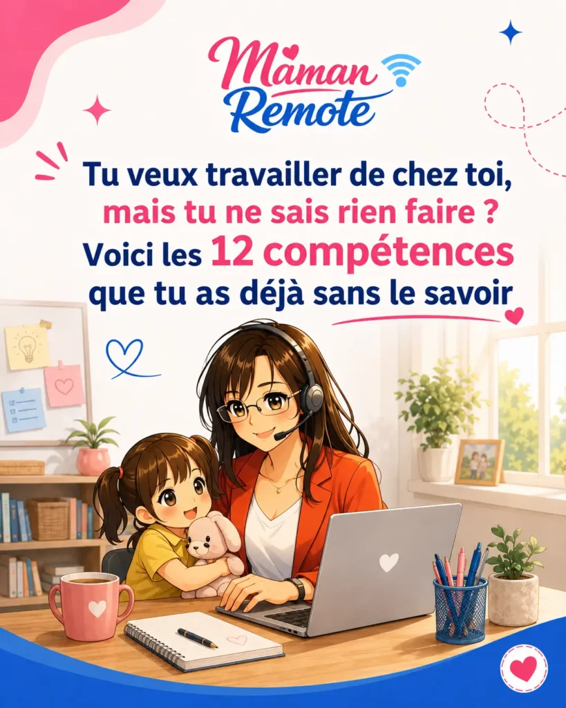 Tu veux travailler de chez toi, mais tu ne sais rien faire ? Voici les 12 compétences que tu as déjà sans le savoir