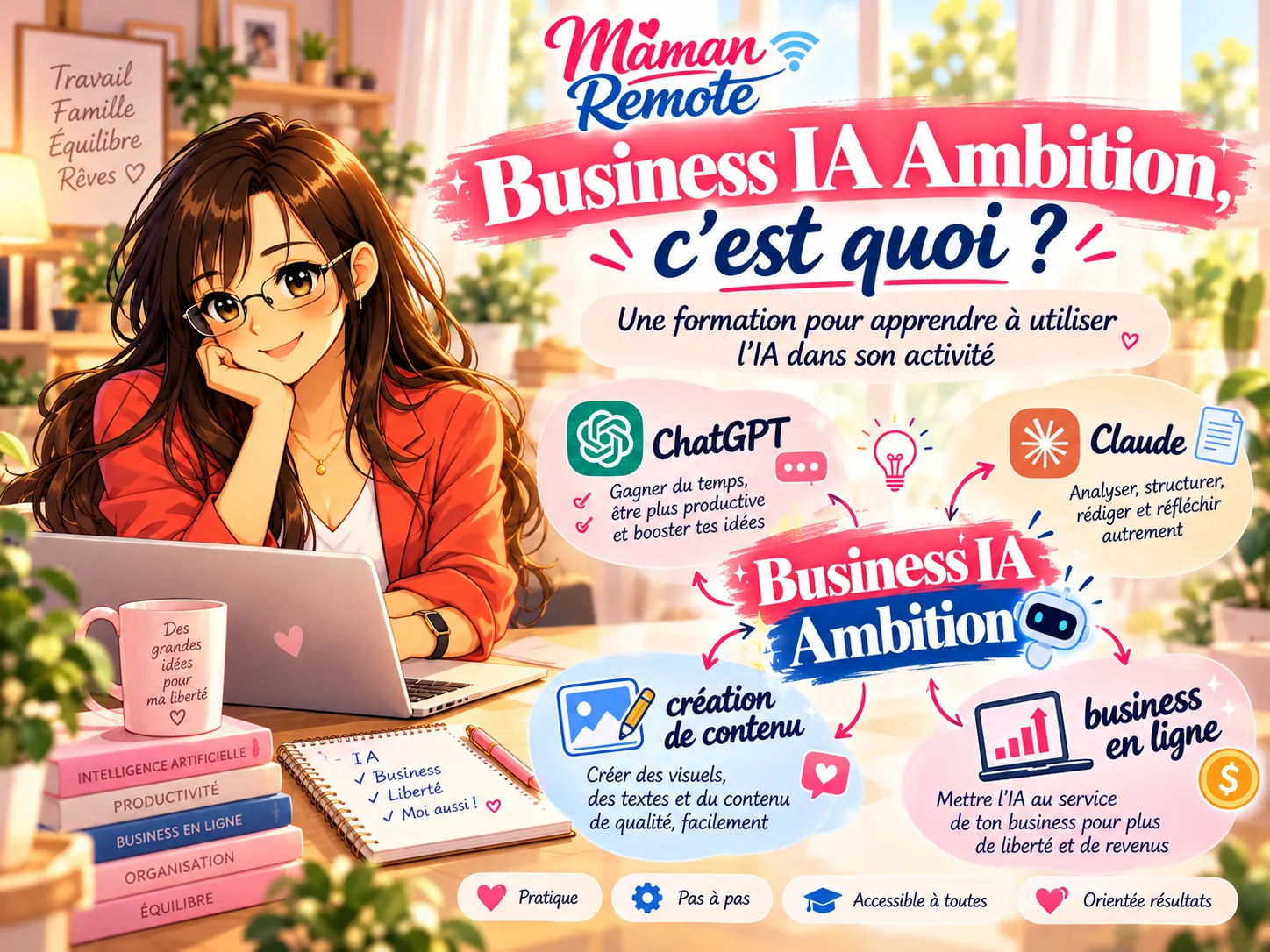 Business IA Ambition : ChatGPT, Claude, création de contenu et business en ligne