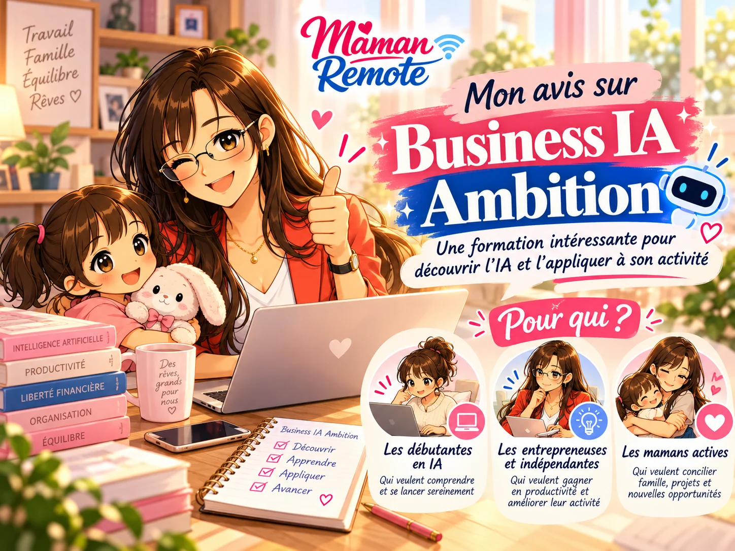 Avis sur Business IA Ambition : pour les débutantes, les entrepreneures et les mamans actives